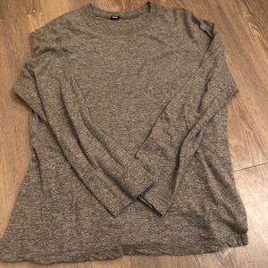 Monrow gray long sleeve shirt